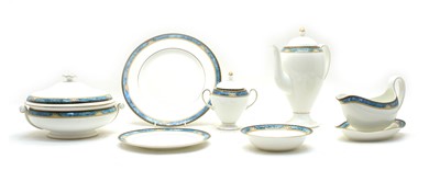 Lot 239 - A collection of Wedgwood 'Curzon' pattern dinner service for six