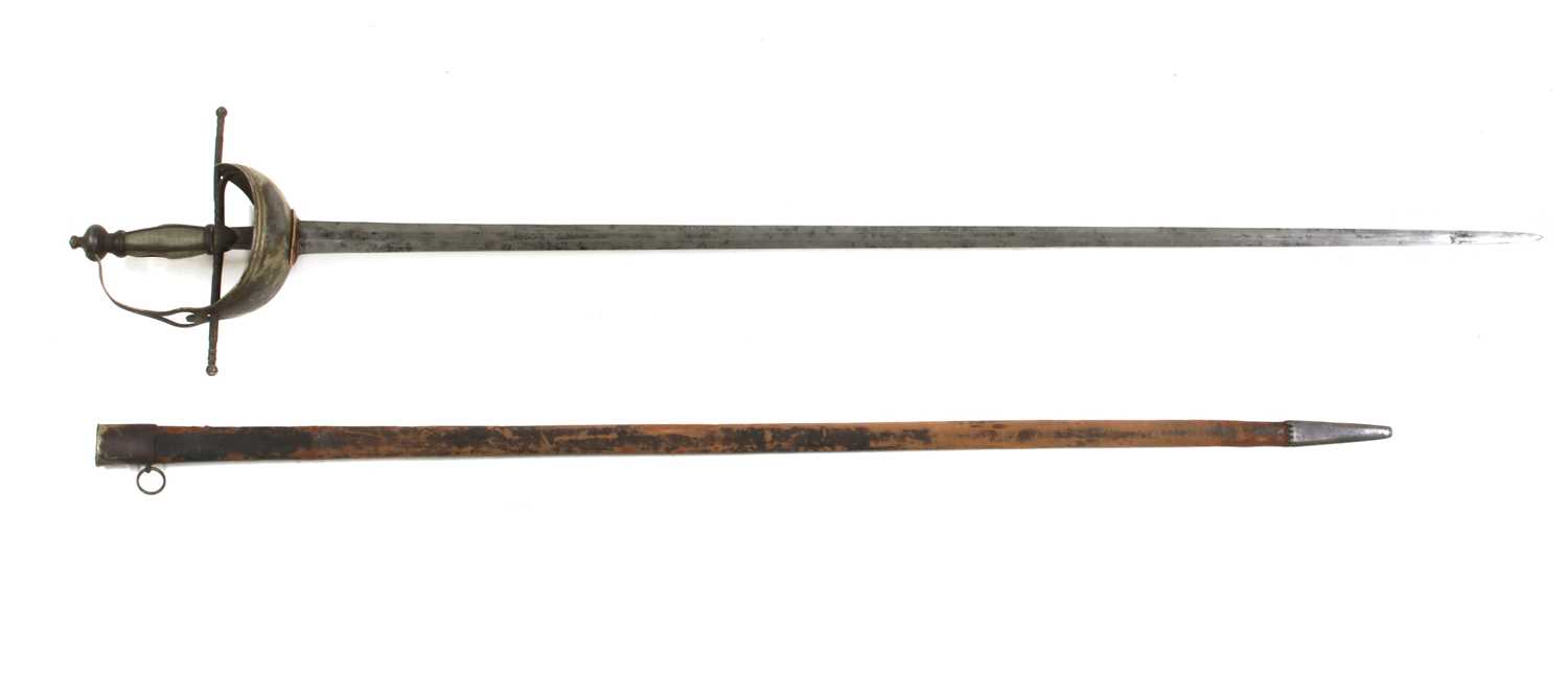 Lot 797 - A Spanish cup hilt rapier