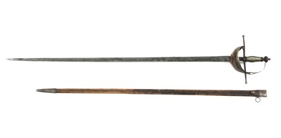 Lot 797 - A Spanish cup hilt rapier