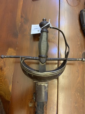 Lot 797 - A Spanish cup hilt rapier