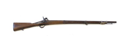 Lot 83 - A 19th century French 3-band Military percussion carbine