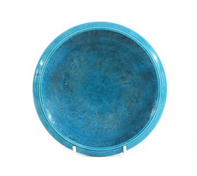 Lot 141 - A Chinese turquoise-glazed brush washer