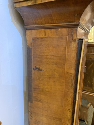 Lot 338 - A seaweed marquetry and walnut longcase clock