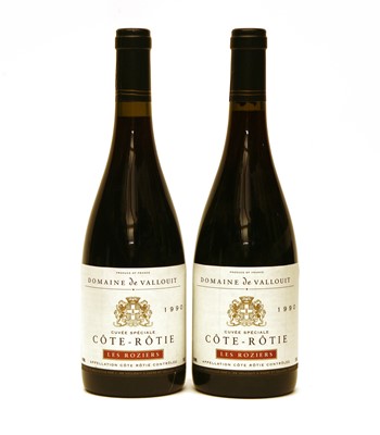 Lot 188 - Côte-Rôtie, Les Roziers, Domaine de Vallouit, 1990, two bottles