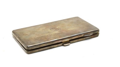 Lot 58 - A silver cigarette case