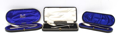 Lot 41 - A cased Christening set by Mappin & Webb