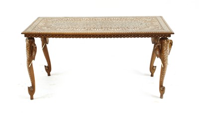 Lot 413 - An Anglo Indian coffee table