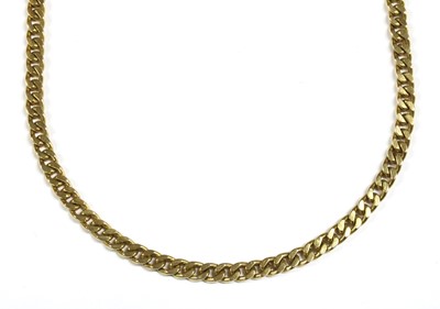 Lot 151 - A 9ct gold curb link chain