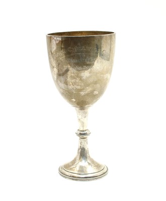Lot 185 - A silver presentation cup by Jay, Richard Attenborough Co Ltd, Chester 1923