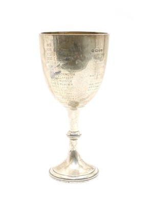 Lot 185 - A silver presentation cup by Jay, Richard Attenborough Co Ltd, Chester 1923