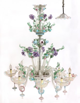 Lot 239 - An impressive Murano chandelier