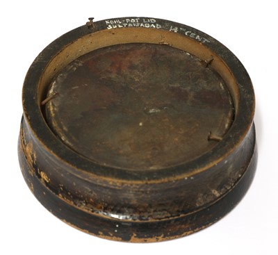 Lot 244 - An alabaster pot lid
