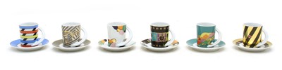 Lot 283 - Six Rosenthall Studio Linie espresso Sammeltasse cups and saucers