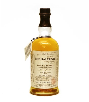 Lot 380 - The Balvenie, Aged 15 Years, Single Malt Scotch Whisky, 50.4% vol, 70cl, one bottle