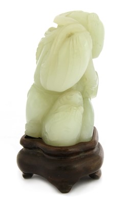 Lot 189 - A Chinese jade carving