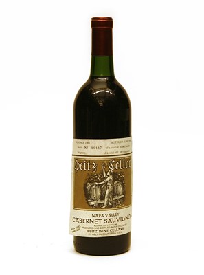 Lot 253 - Cabernet Sauvignon, Heitz Wine Cellars, No. 16447, Napa Valley, 1981, one bottle