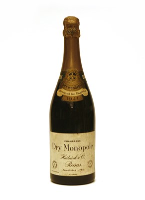 Lot 8 - Heidsieck & Co., Dry Monopole, Reims, 1941, one bottle