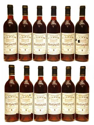 Lot 210 - Domaine Cazes, Rivesaltes Vieux, 1980, twelve bottles