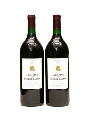 Lot 112 - La Réserve de Léoville Barton, Saint-Julien, 1993, two magnums