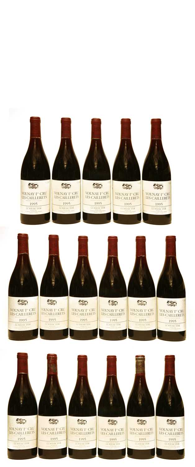 Lot 50 - Volnay, 1er Cru, Les Caillerets, Domaine La Pousse d'Or, 1995, seventeen bottles