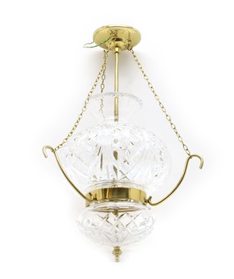 Lot 300A - A Waterford crystal glass ceiling light
