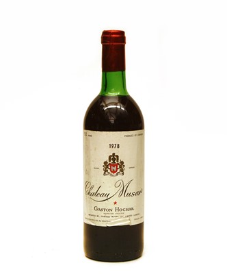 Lot 215 - Chateau Musar, Gaston Hochar, 1978, one bottle