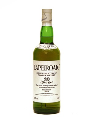 Lot 391 - Laphroaig, 10 Years Old, Single Island Malt Scotch Whisky, pre Royal Warrant, one bottle