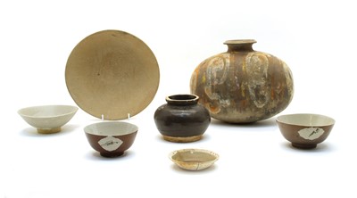 Lot 249 - Various Chinese and Eastern shipwreck celadons and further items