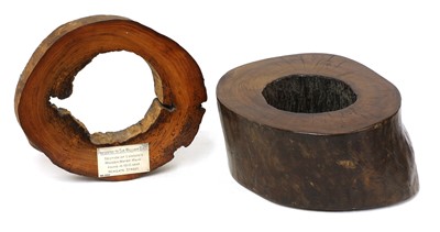 Lot 61 - TWO SECTIONS FROM LONDON'S WOODEN WATER MAIN