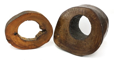 Lot 61 - TWO SECTIONS FROM LONDON'S WOODEN WATER MAIN