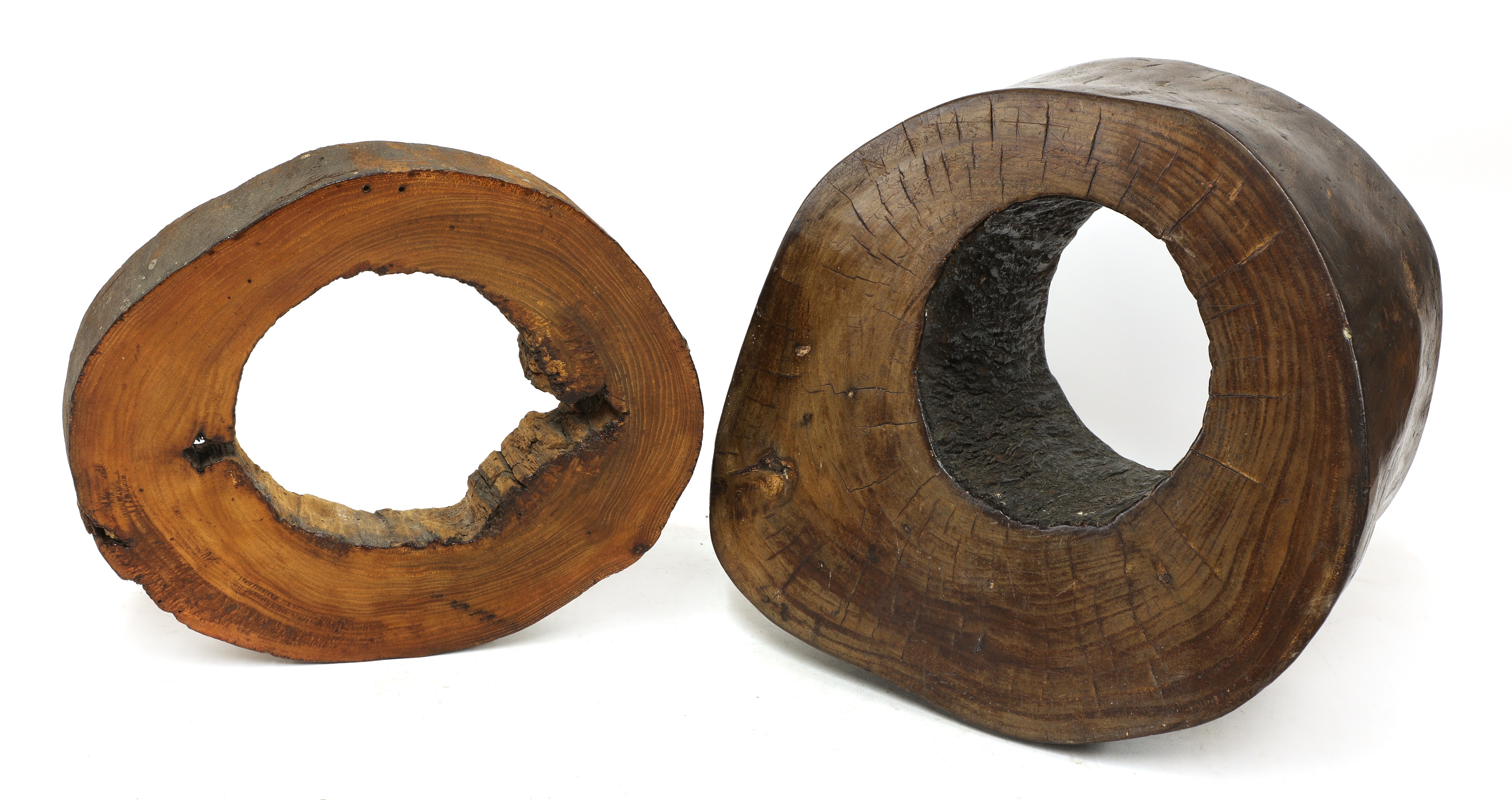 Lot 61 - TWO SECTIONS FROM LONDON'S WOODEN WATER MAIN,