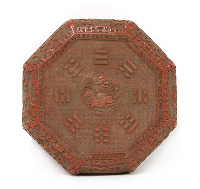 Lot 438 - A Chinese box and cover