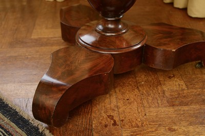 Lot 70 - A mahogany centre table