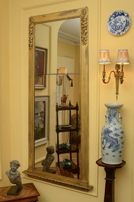 Lot 105 - A pair of gilt pier mirrors