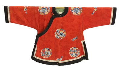 Lot 239 - A Chinese embroidered robe