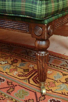 Lot 204 - A large pollard oak footstool