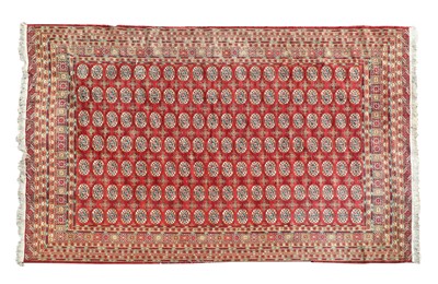 Lot 485 - An Afghan carpet of Bokhara design