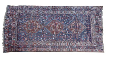 Lot 343 - A Persian Khamseh carpet