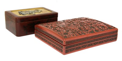 Lot 461 - A Japanese lacquered box