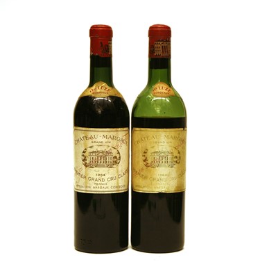 Lot 124 - Chateau Margaux, 1er Cru Classe, Margaux, 1964, two bottles