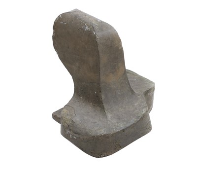 Lot 195 - A carved stone sculpture