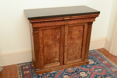 Lot 298 - A George IV oak cupboard