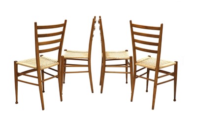 Lot 344 - A set of four Italian chairs