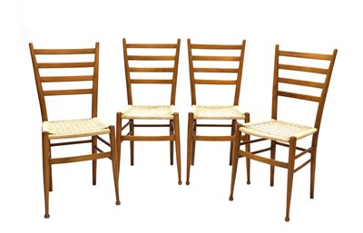 Lot 344 - A set of four Italian chairs