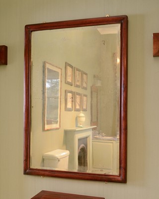 Lot 365 - A Chinese hardwood wall mirror