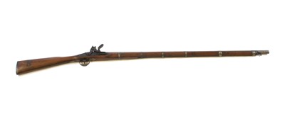 Lot 84 - A 19th century flintlock native trade gun