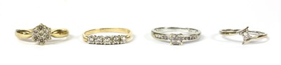 Lot 259 - An 18ct white gold single stone diamond ring