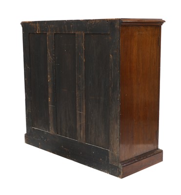 Lot 333 - A large Victorian mahogany collector's cabinet