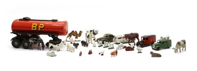 Lot 232 - Various old diecast toy vehicles