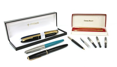 Lot 145 - Three Parker fountain pens